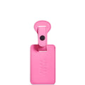 Delsey Faux Leather Luggage Tag - Pink