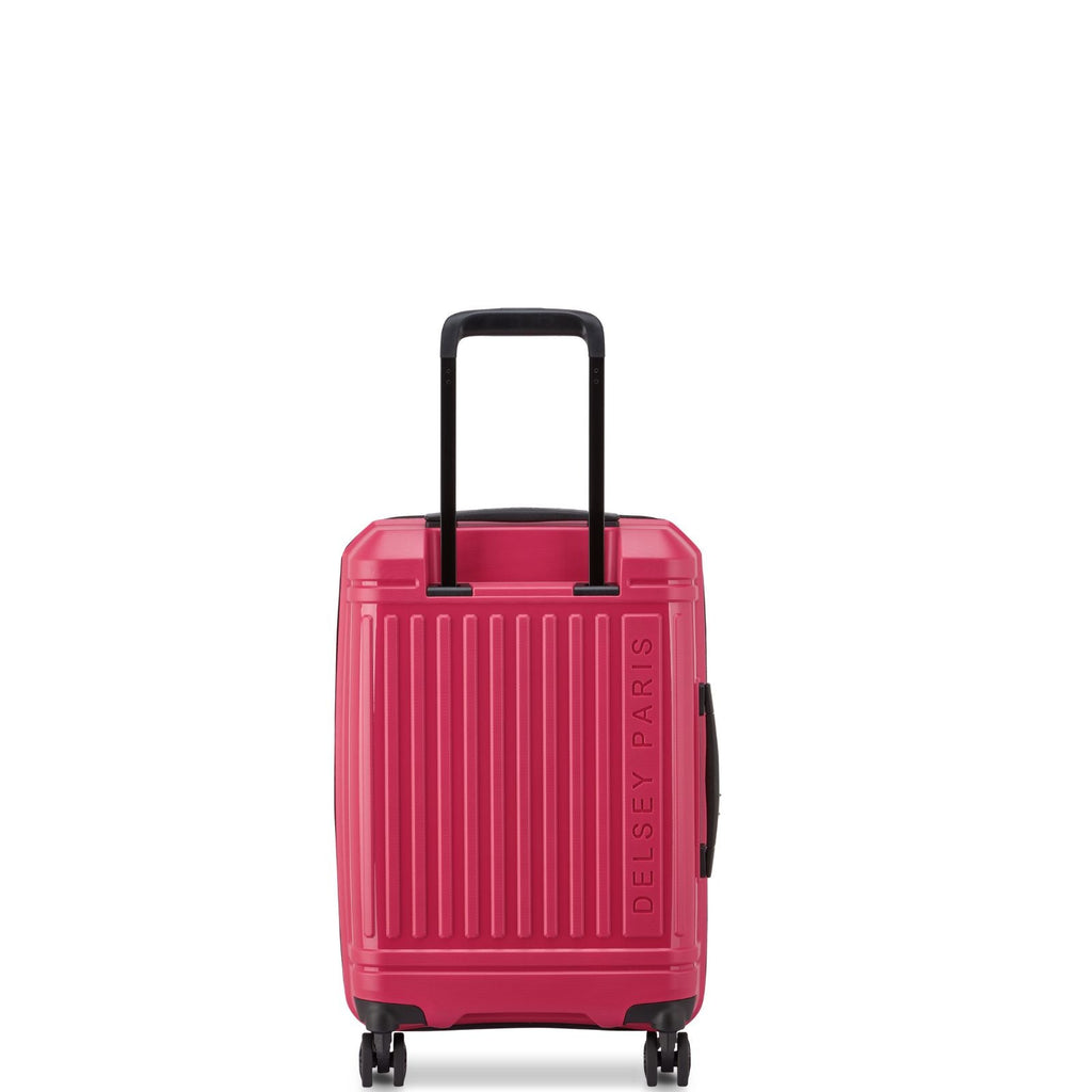 Delsey Lutece SE Expandable Hardside Carry-On Spinner Suitcase - 55cm - Red Back Image 3