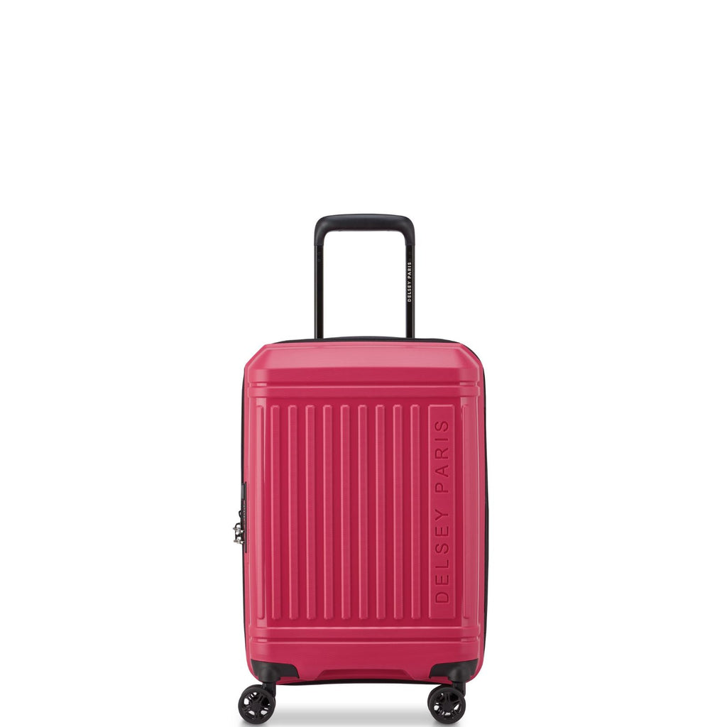 Delsey Lutece SE Expandable Hardside Carry-On Spinner Suitcase - 55cm - Red Front Image 2