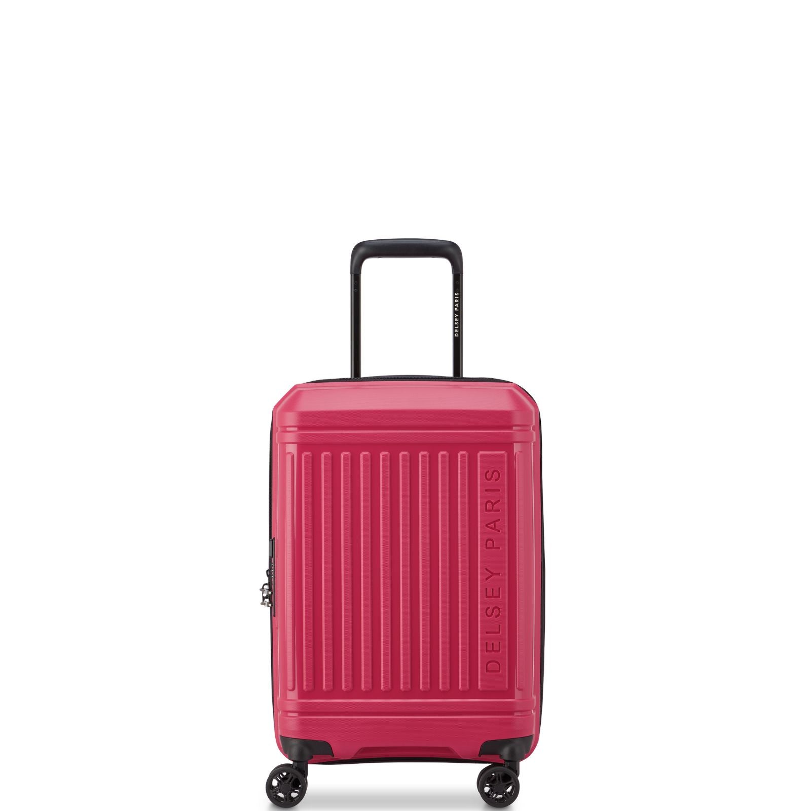 Delsey Lutece SE Expandable Hardside Carry-On Spinner Suitcase - 55cm - Red Front Image 2