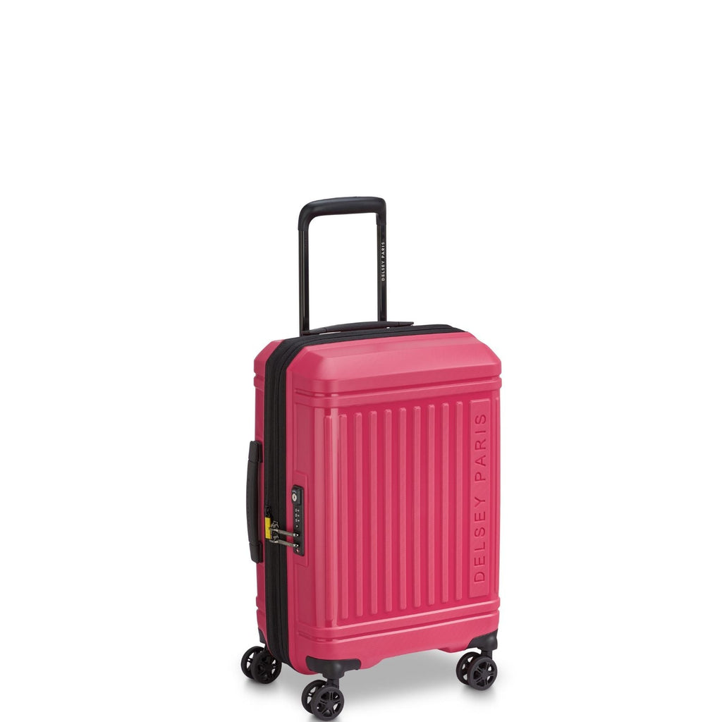 Delsey Lutece SE Expandable Hardside Carry-On Spinner Suitcase - 55cm - Red Front Left Image 1