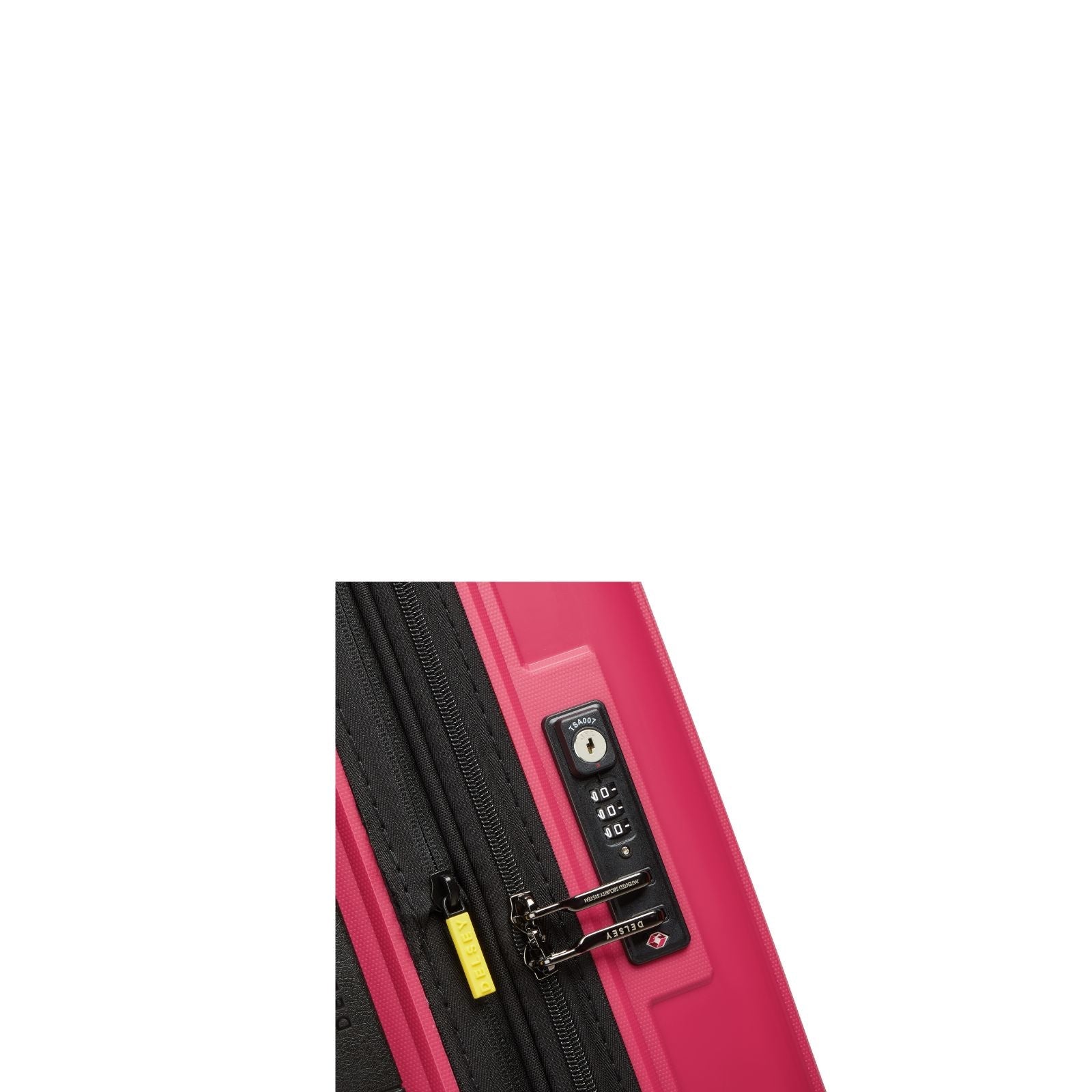 Delsey Lutece SE Expandable Hardside Carry-On Spinner Suitcase - 55cm - Red Image 6
