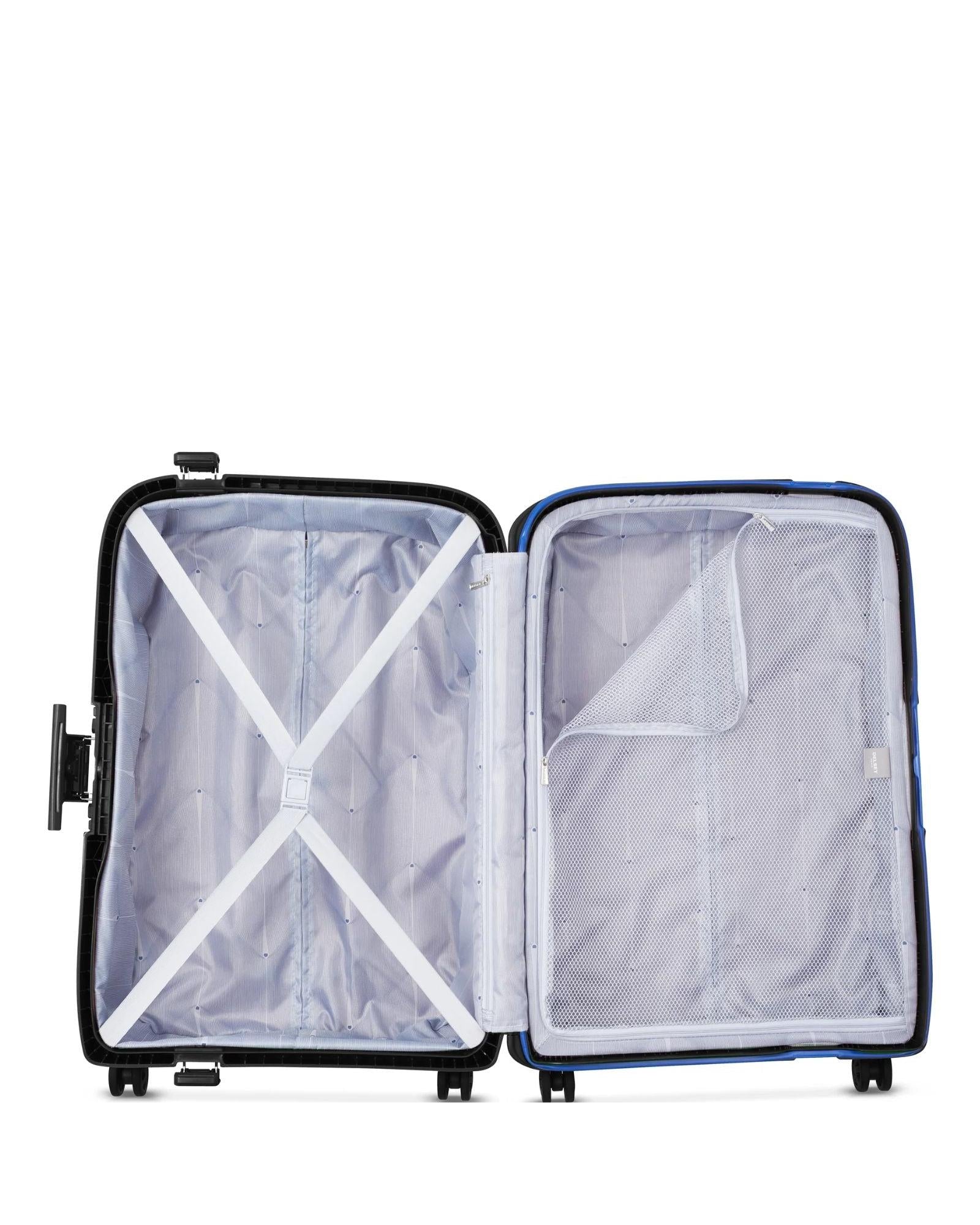 Delsey Moncey MR Hardside Large Zipless Spinner Suitcase - 82cm - Black Interior Image 4