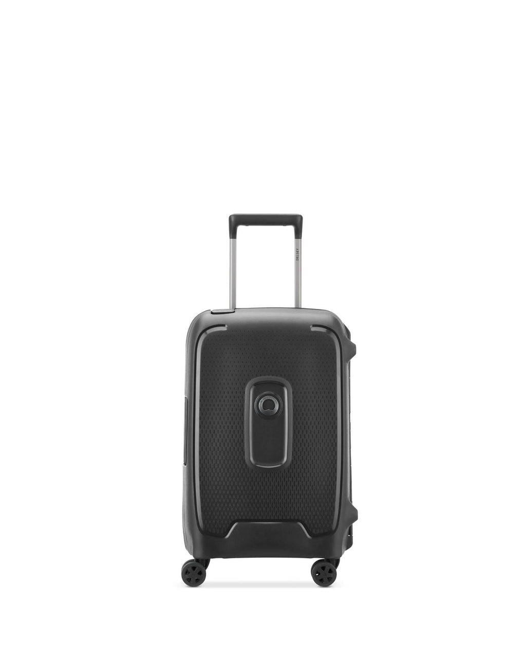 Delsey Moncey MR Hardside Carry-On Zipless Spinner Suitcase - 55cm - Black Front Image 3