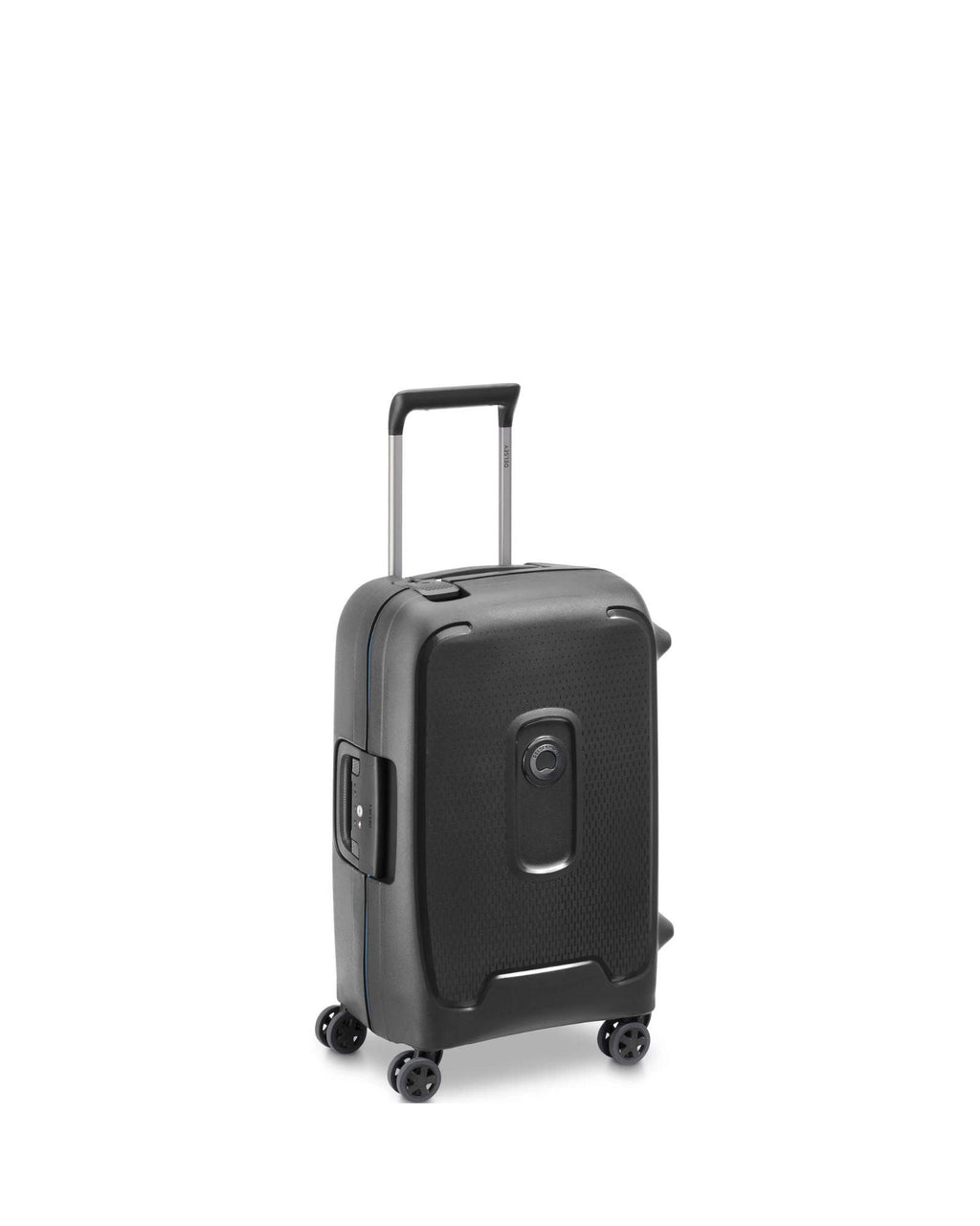 Delsey Moncey MR Hardside Carry-On Zipless Spinner Suitcase - 55cm - Black Front Left Image 1