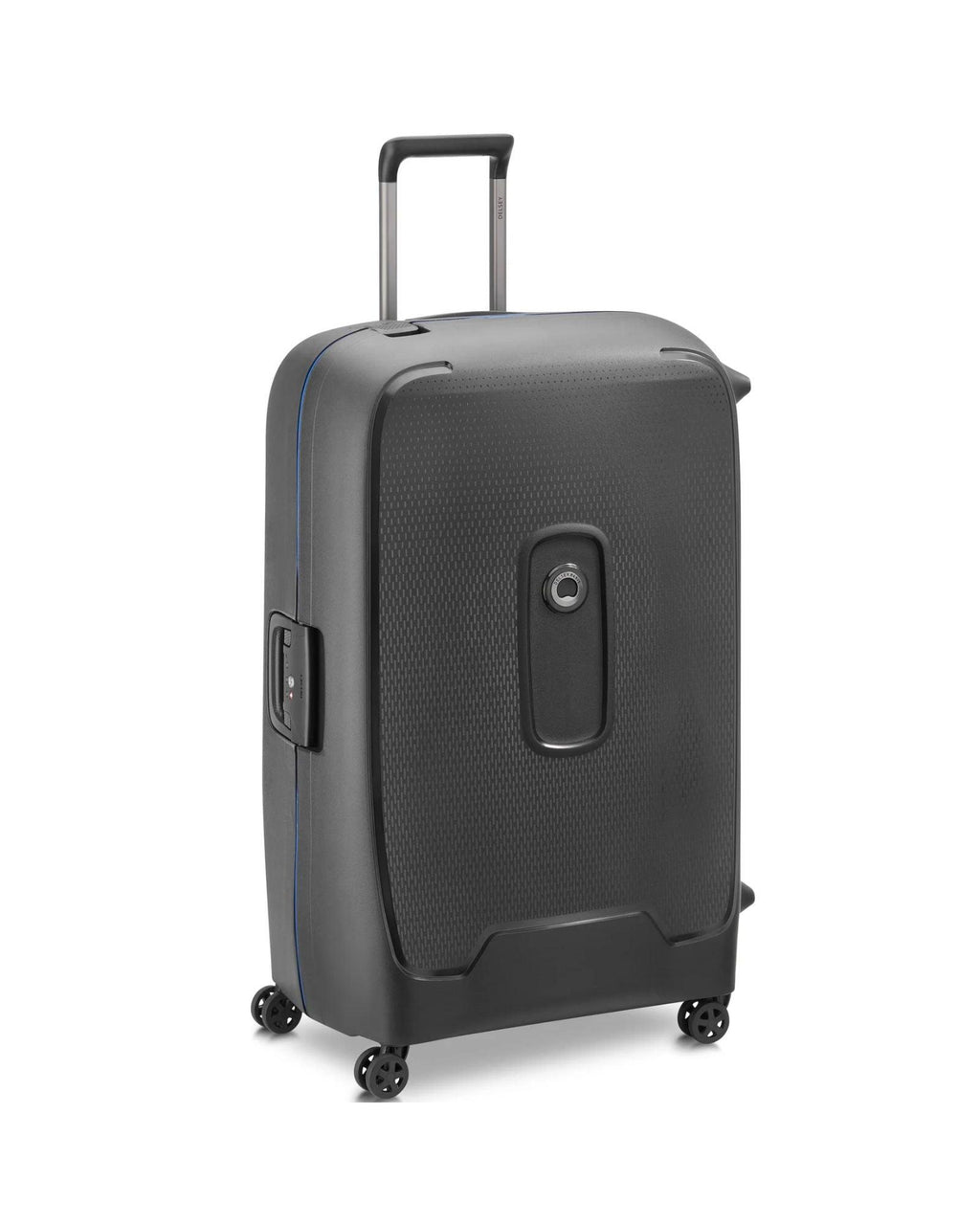 Delsey Moncey MR Hardside Large Zipless Spinner Suitcase - 82cm - Black Front Left Image 1