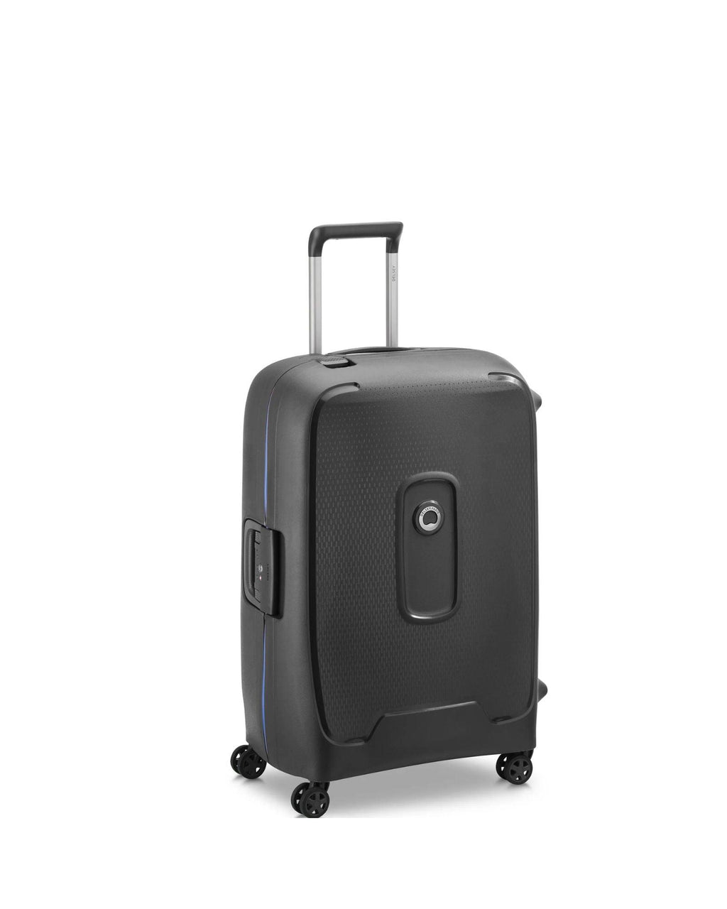 Delsey Moncey MR Hardside Medium Zipless Spinner Suitcase - 70cm - Black Front Left Image 1