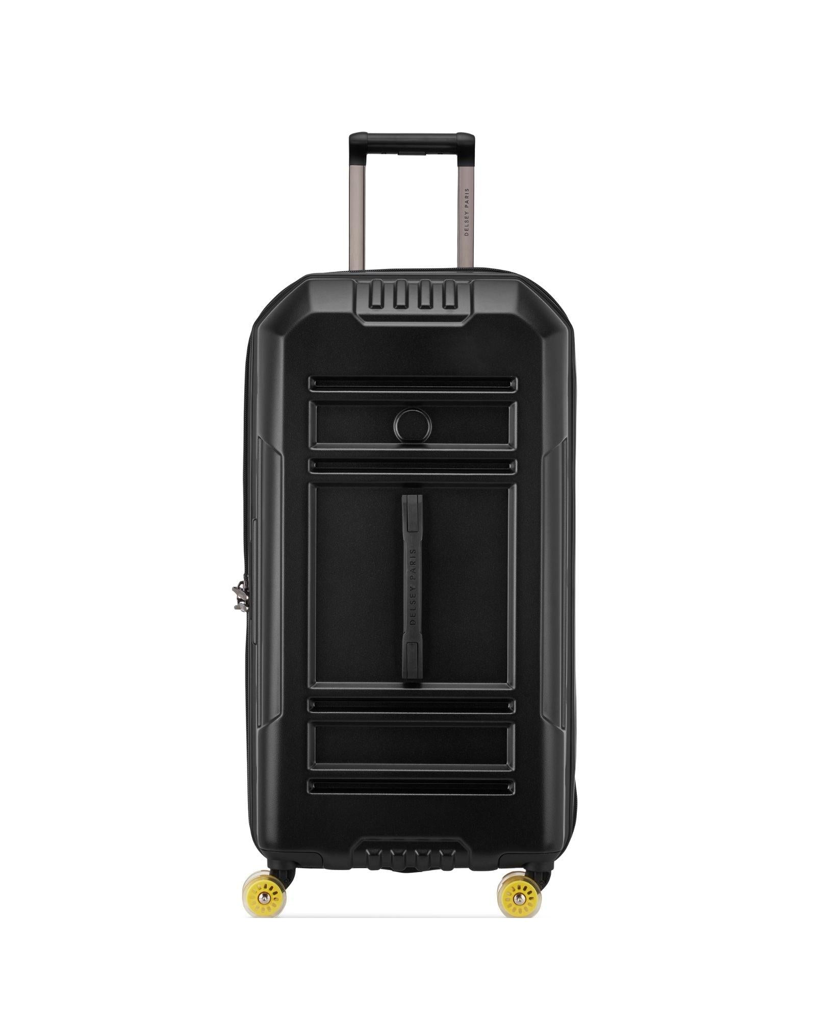 Delsey Rempart 2.0 Expandable Hardside Large Spinner Suitcase - 80cm - Black Front Image 3