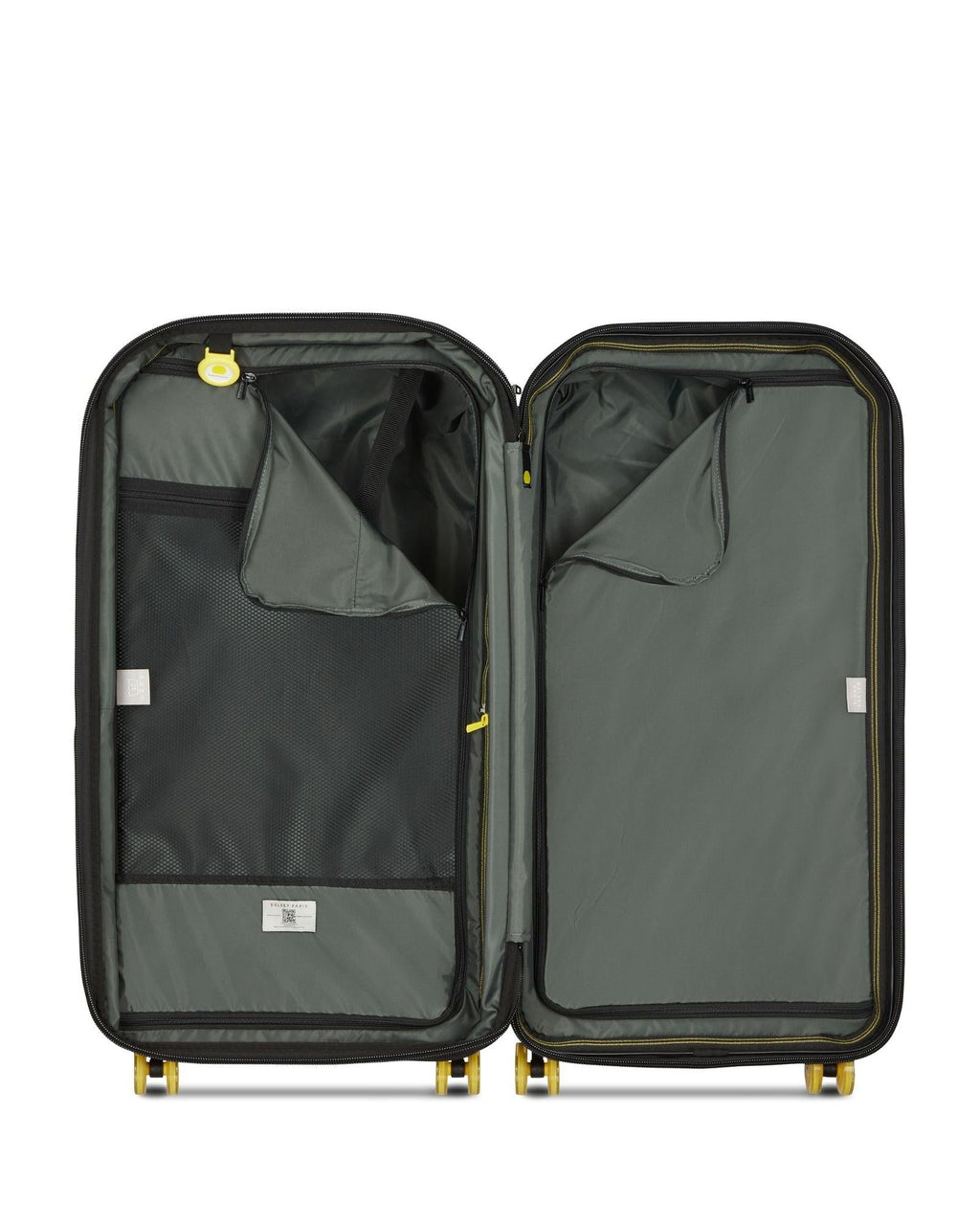 Delsey Rempart 2.0 Expandable Hardside Large Spinner Suitcase - 80cm - Black Interior Image 6