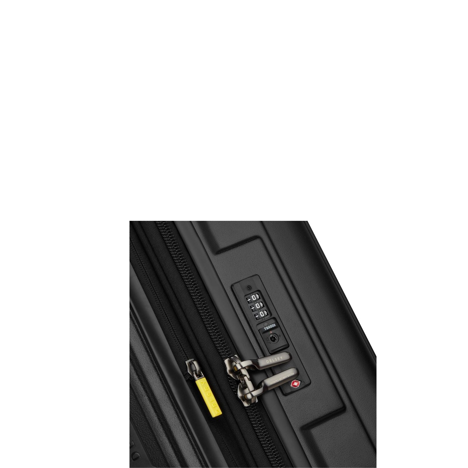 Delsey Rempart 2.0 Expandable Hardside Large Spinner Suitcase - 80cm - Black