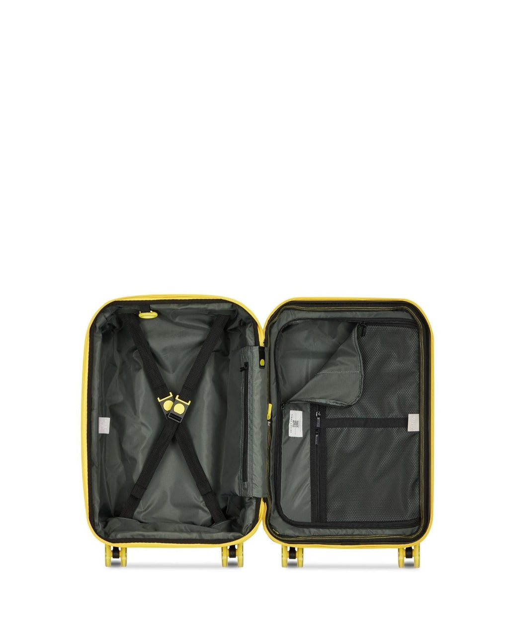Delsey Rempart 2.0 Expandable Hardside Carry-On Spinner Suitcase - 55cm - Green Interior Image 6