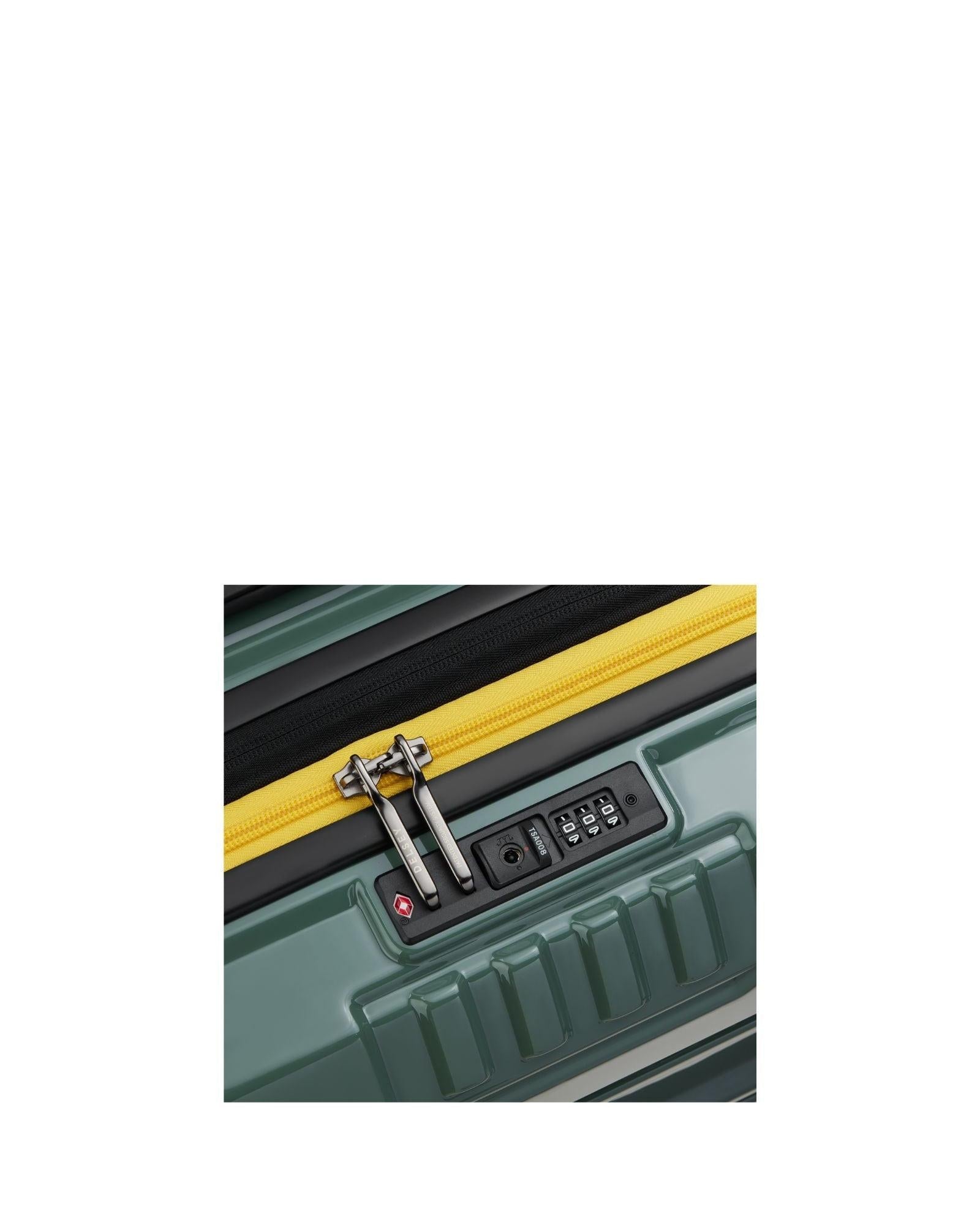 Delsey Rempart 2.0 Expandable Hardside Carry-On Spinner Suitcase - 55cm - Green Image 7