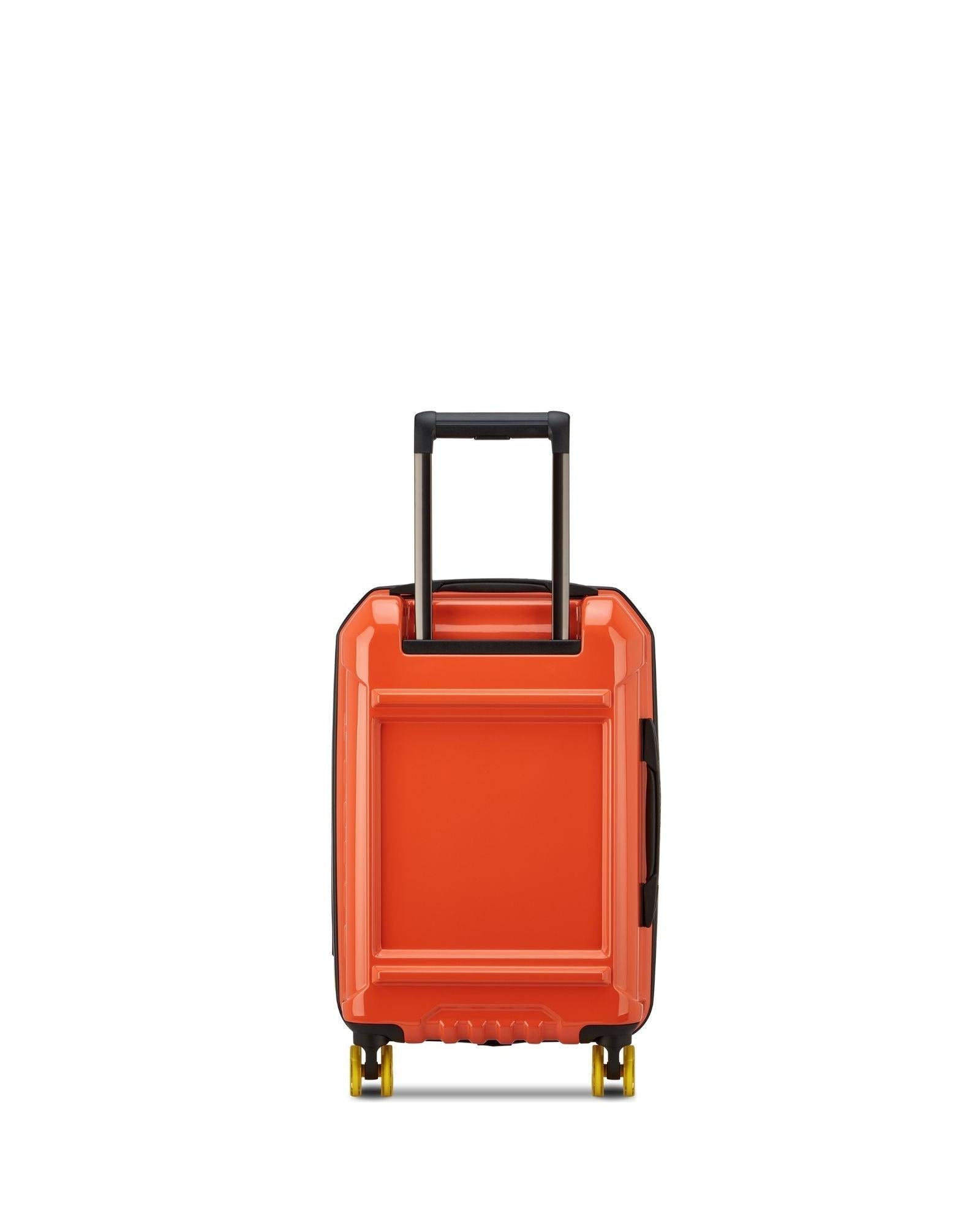 Delsey Rempart 2.0 Expandable Hardside Carry-On Spinner Suitcase - 55cm - Orange Back Image 4