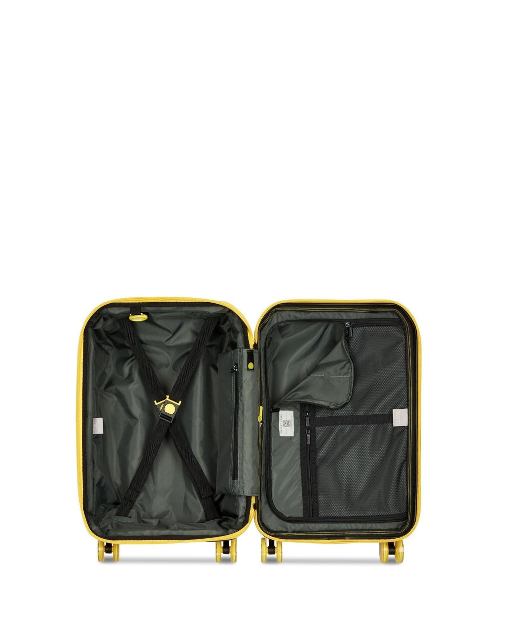 Delsey Rempart 2.0 Expandable Hardside Carry-On Spinner Suitcase - 55cm - Orange Interior Image 7