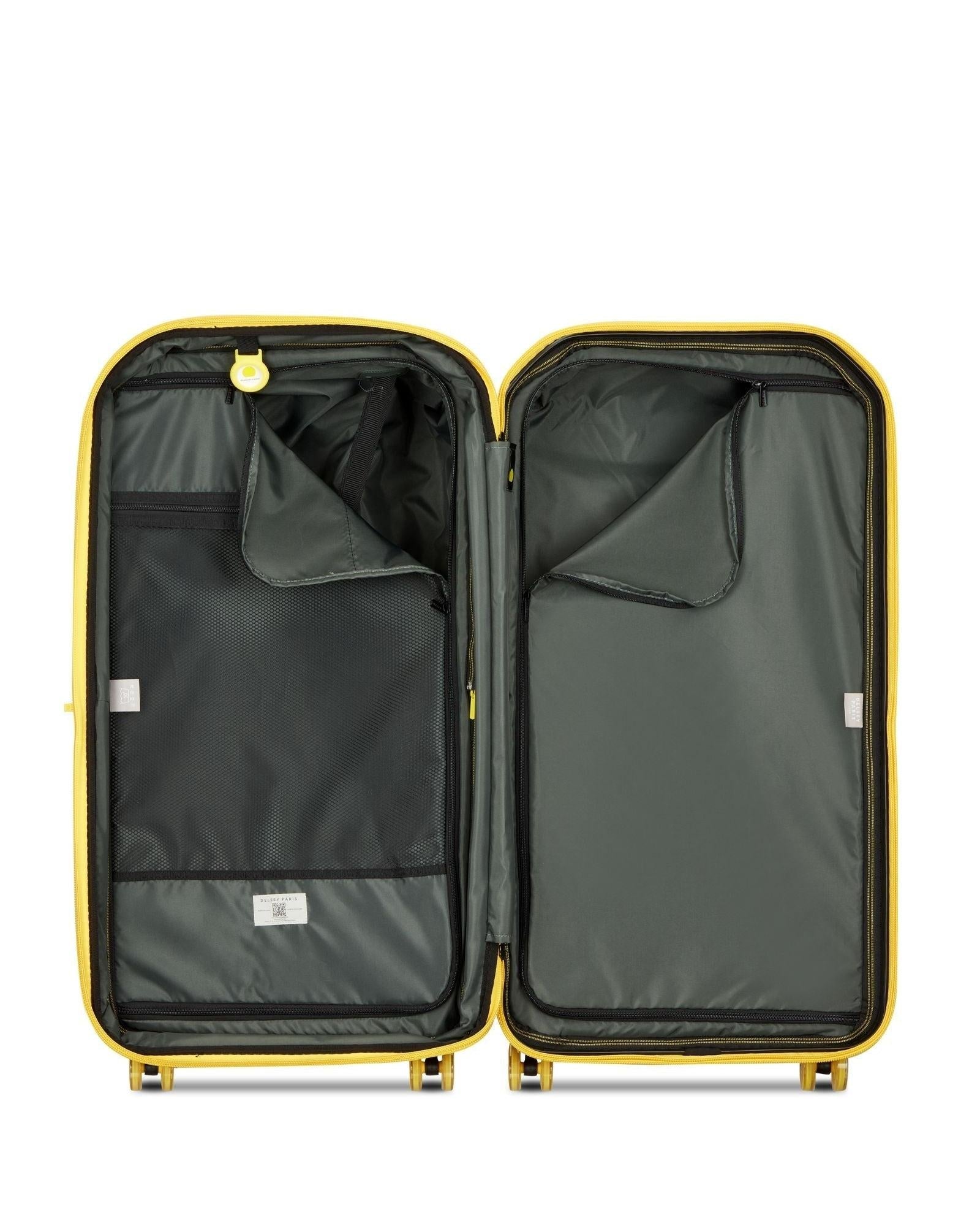 Delsey Rempart 2.0 Expandable Hardside Large Spinner Suitcase - 80cm - Orange Interior Image 7