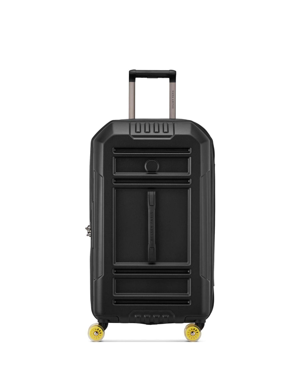 Delsey Rempart 2.0 Expandable Hardside Medium Spinner Suitcase - 73cm - Black Front Image 3