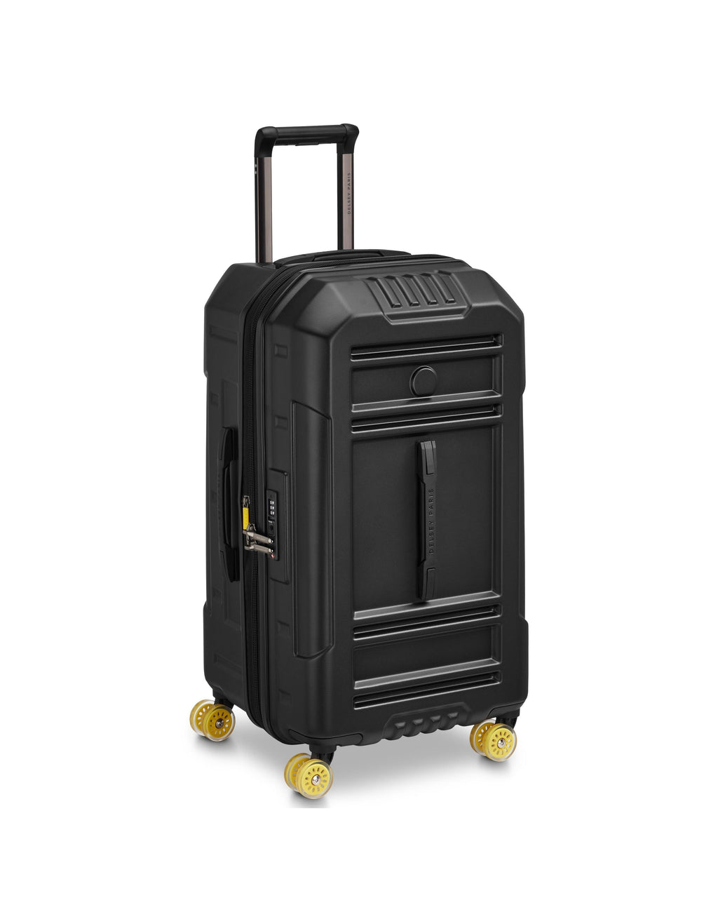 Delsey Rempart 2.0 Expandable Hardside Medium Spinner Suitcase - 73cm - Black Front Left Image 1