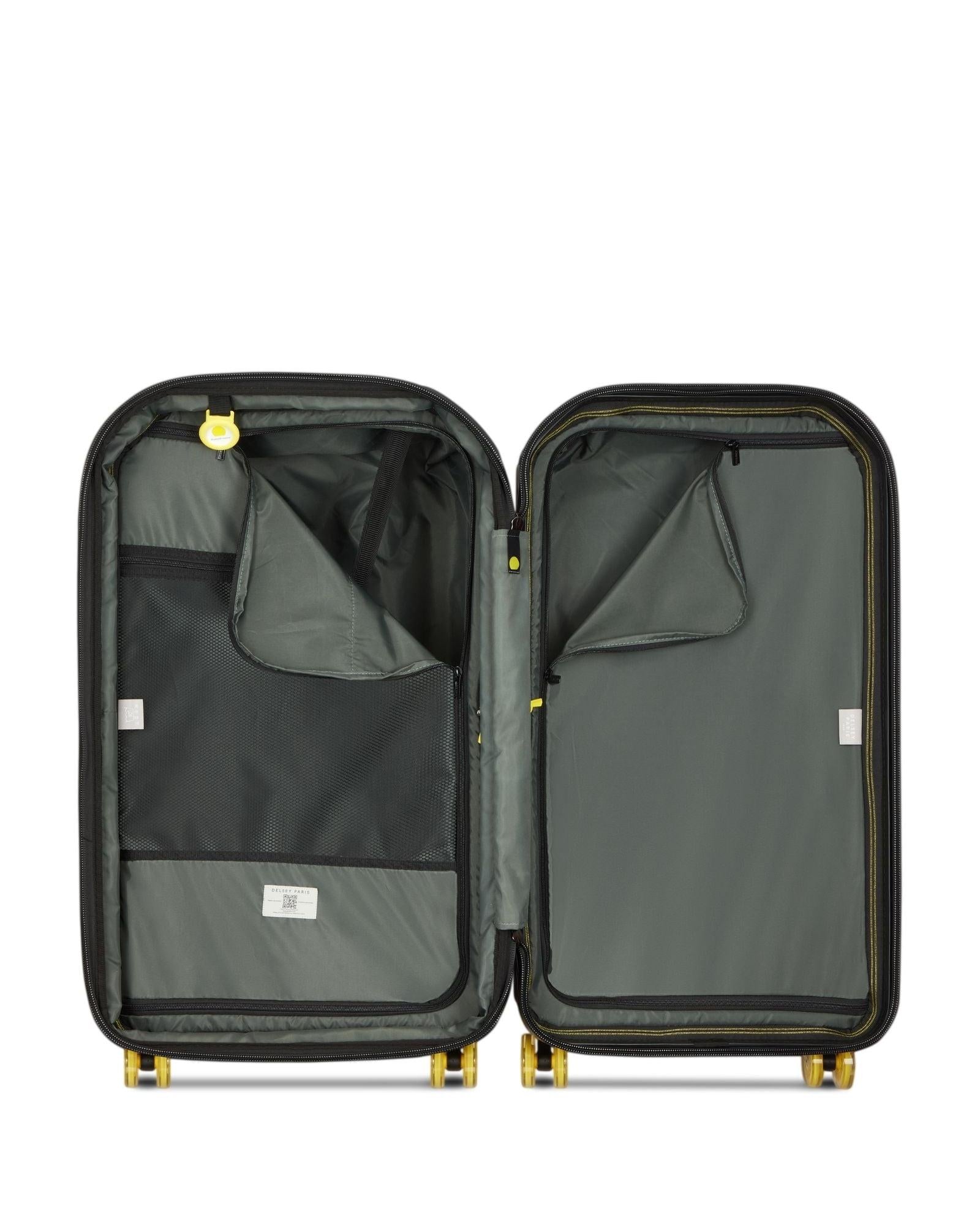 Delsey Rempart 2.0 Expandable Hardside Medium Spinner Suitcase - 73cm - Black Interior Image 6