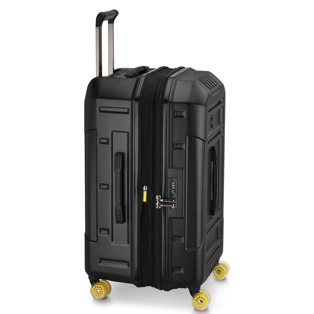 Delsey Rempart 2.0 Expandable Hardside Medium Spinner Suitcase - 73cm - Black