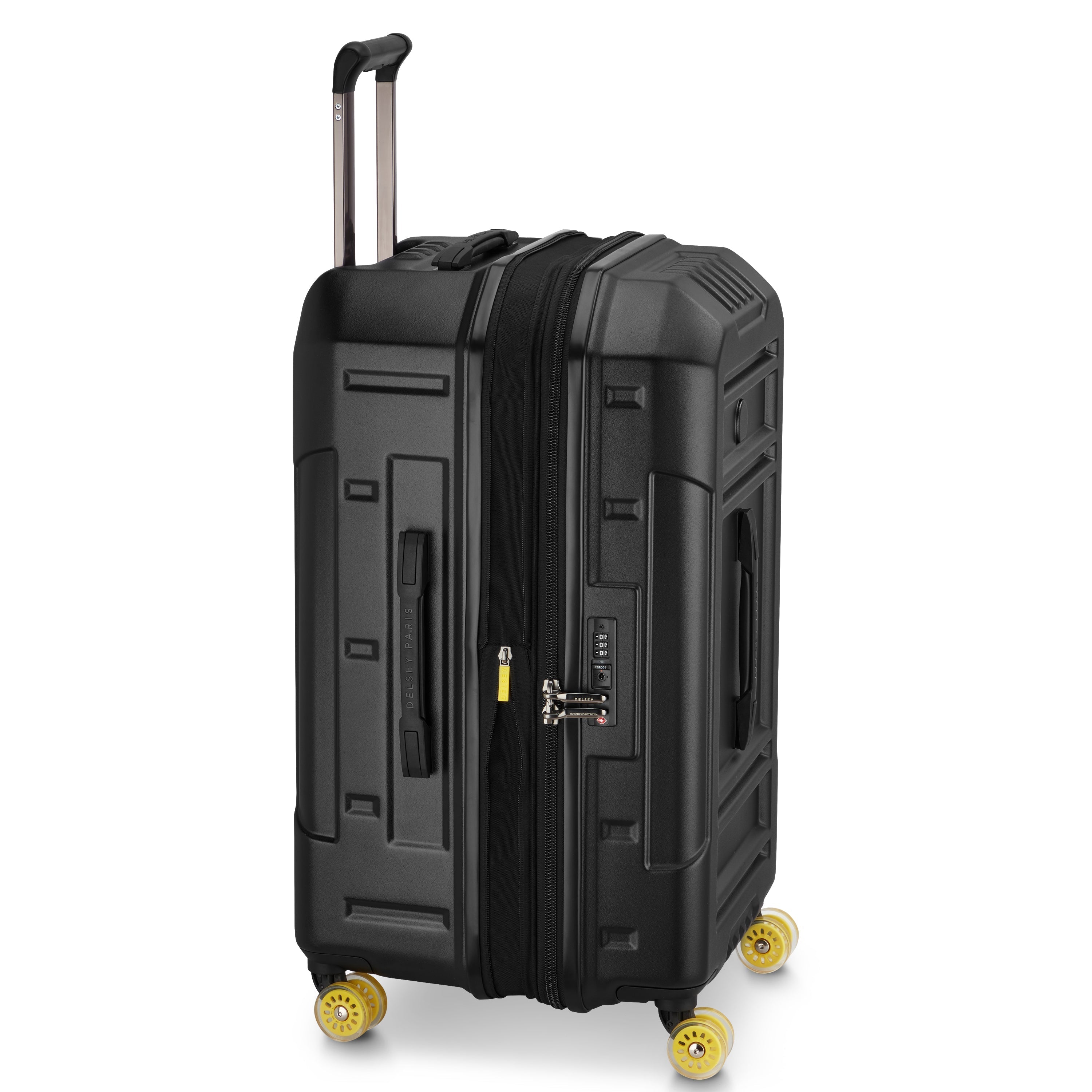 Delsey Rempart 2.0 Expandable Hardside Medium Spinner Suitcase - 73cm - Black