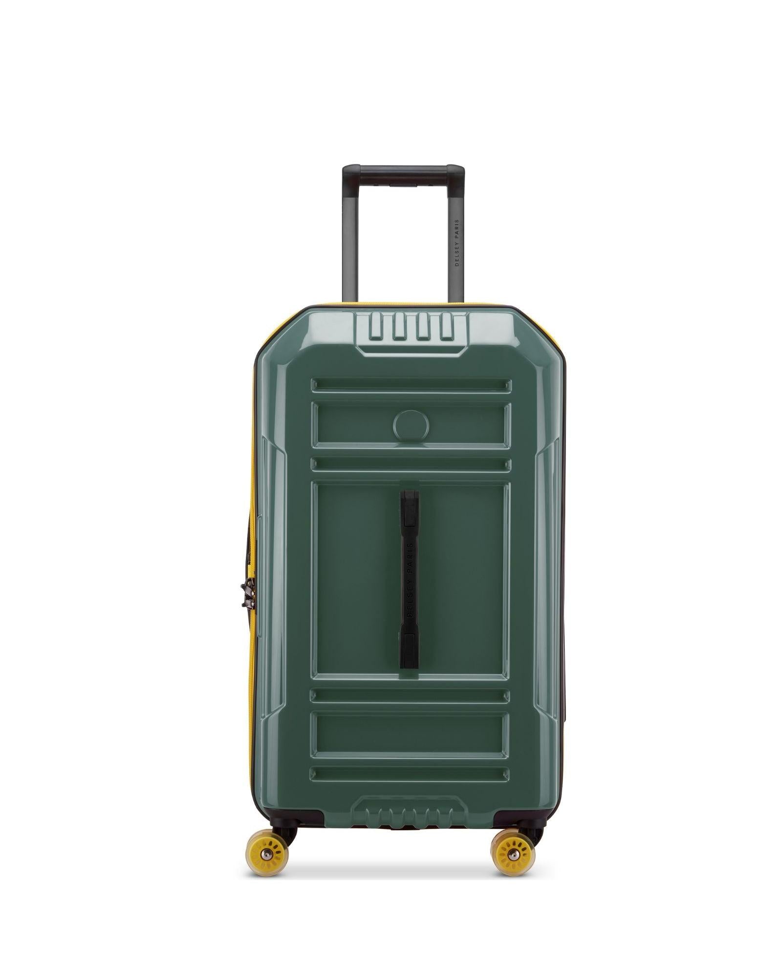 Delsey Rempart 2.0 Expandable Hardside Medium Spinner Suitcase - 73cm - Green Front Image 3