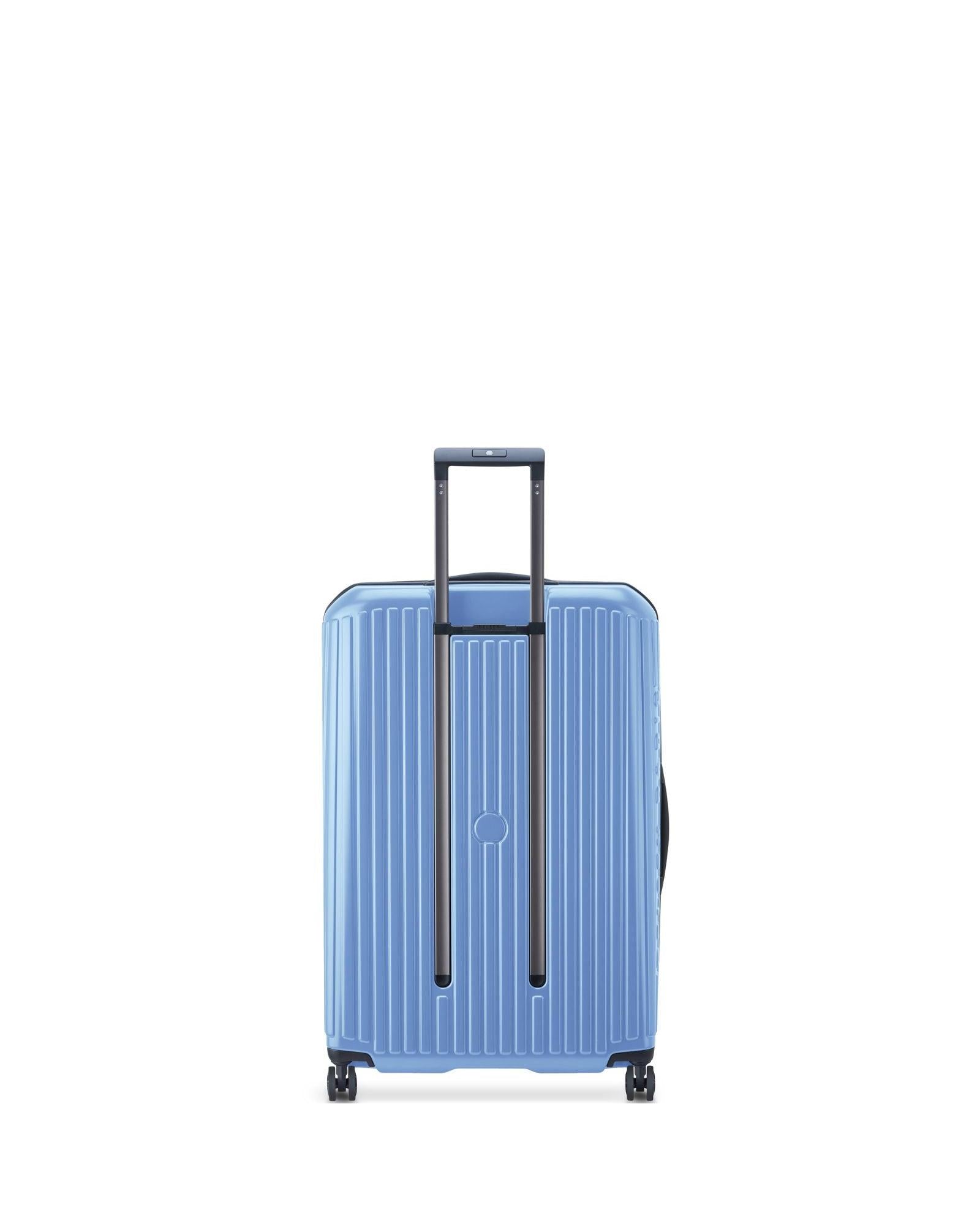 Delsey Securitime Hardside Top Opening Carry-On Spinner Suitcase - 55cm - Lavender Blue Back Image 4