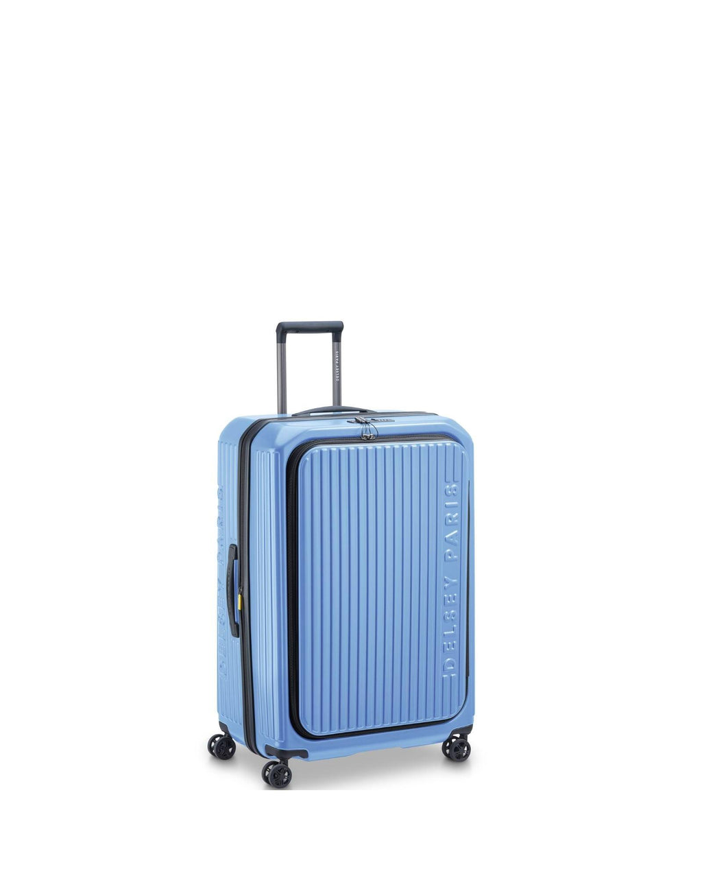 Delsey Securitime Hardside Top Opening Carry-On Spinner Suitcase - 55cm - Lavender Blue Front Left Image 1