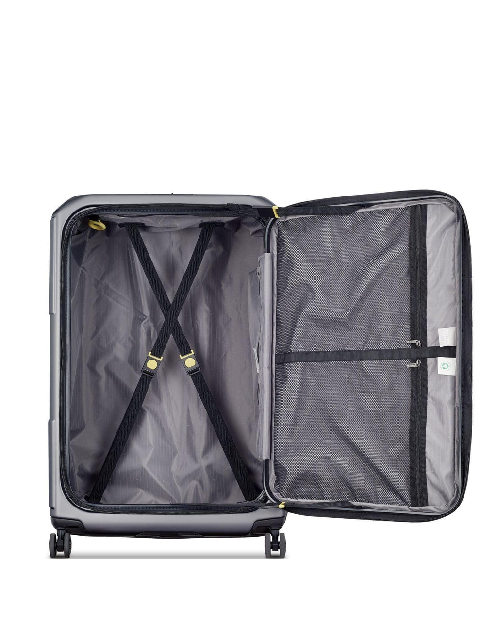 Delsey Securitime Hardside Top Opening Large Spinner Suitcase - 77cm - Anthracite Interior Image 7