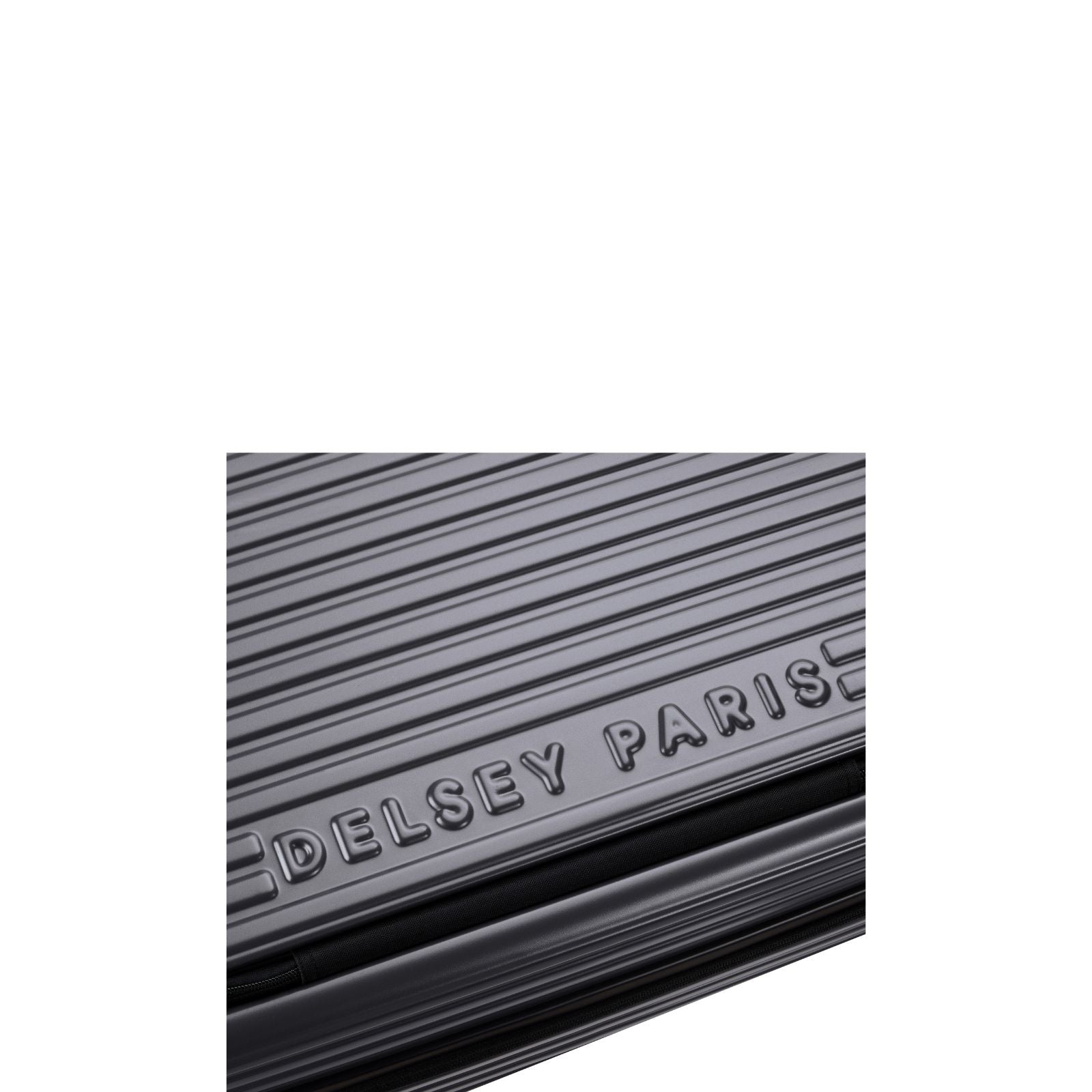 Delsey Securitime Hardside Top Opening Large Spinner Suitcase - 77cm - Anthracite