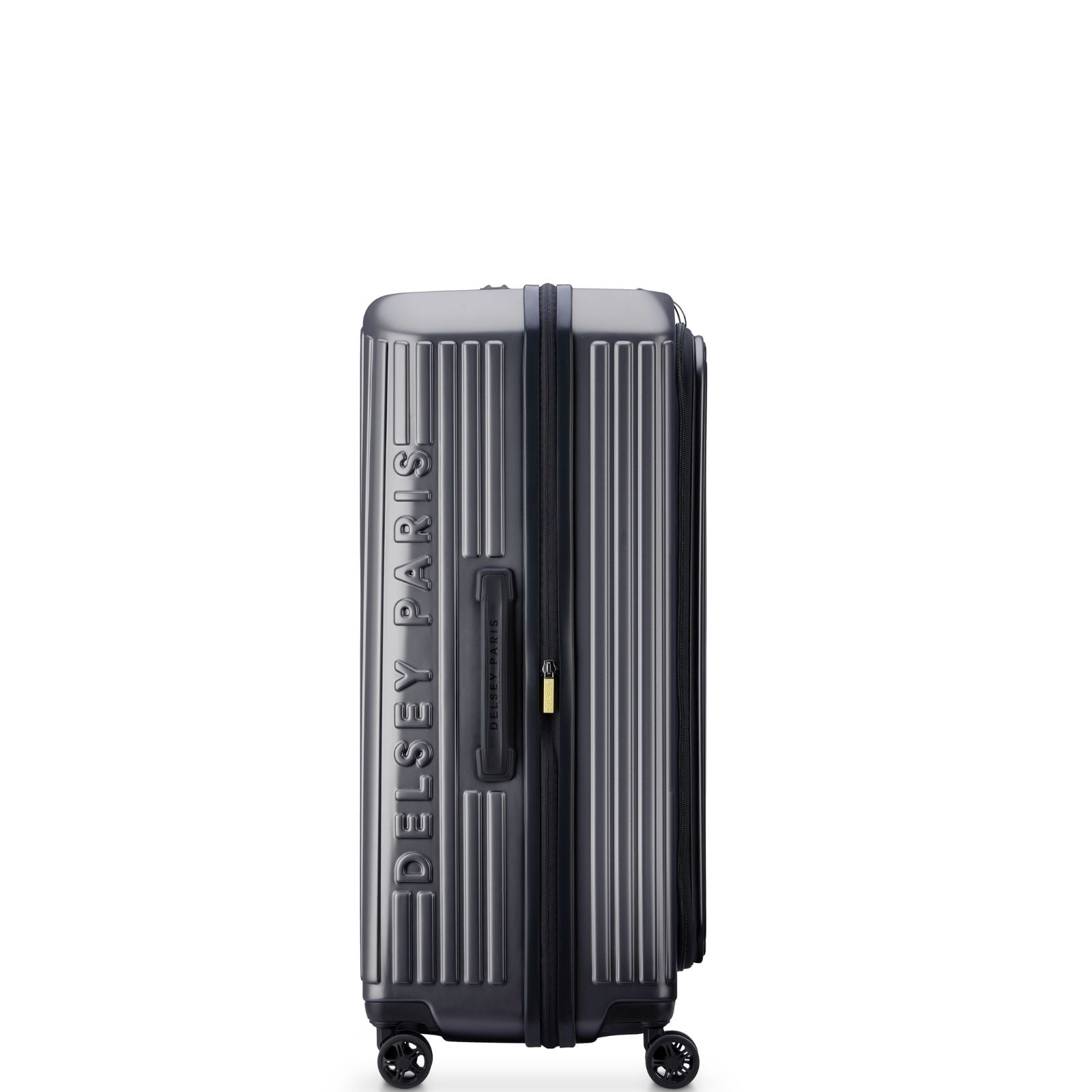 Delsey Securitime Hardside Top Opening Large Spinner Suitcase - 77cm - Anthracite