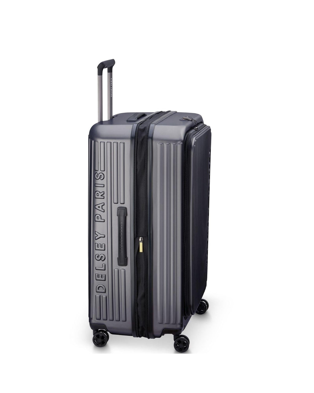 Delsey Securitime Hardside Top Opening Large Spinner Suitcase - 77cm - Anthracite Image 6