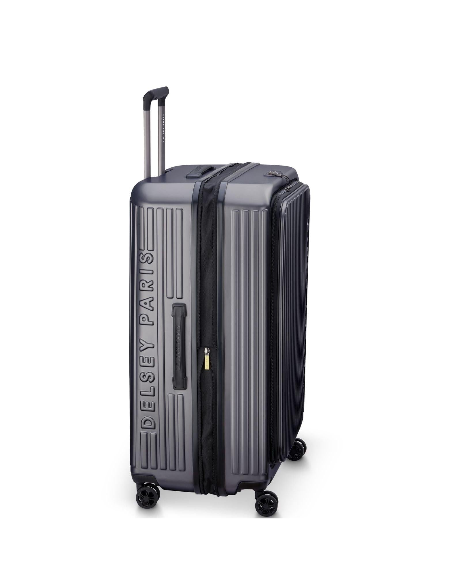 Delsey Securitime Hardside Top Opening Large Spinner Suitcase - 77cm - Anthracite Image 6