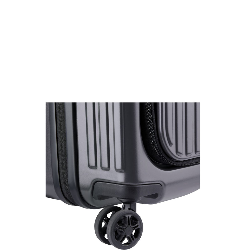 Delsey Securitime Hardside Top Opening Large Spinner Suitcase - 77cm - Anthracite