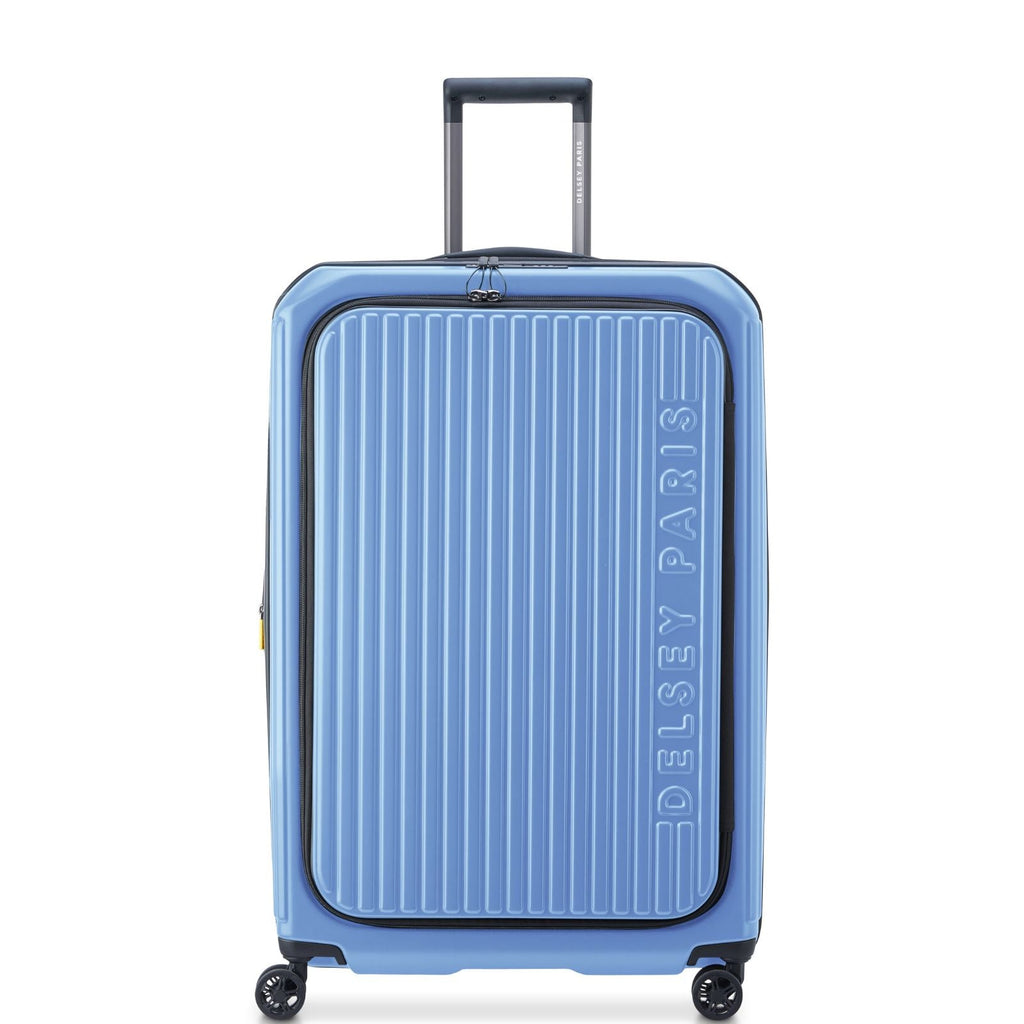 Delsey Securitime Hardside Top Opening Large Spinner Suitcase - 77cm - Lavender Blue