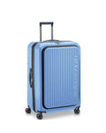 Delsey Securitime Hardside Top Opening Large Spinner Suitcase - 77cm - Lavender Blue Front Left Image 1
