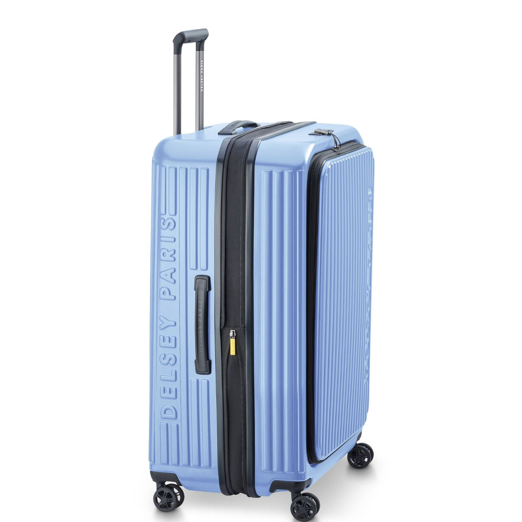 Delsey Securitime Hardside Top Opening Large Spinner Suitcase - 77cm - Lavender Blue