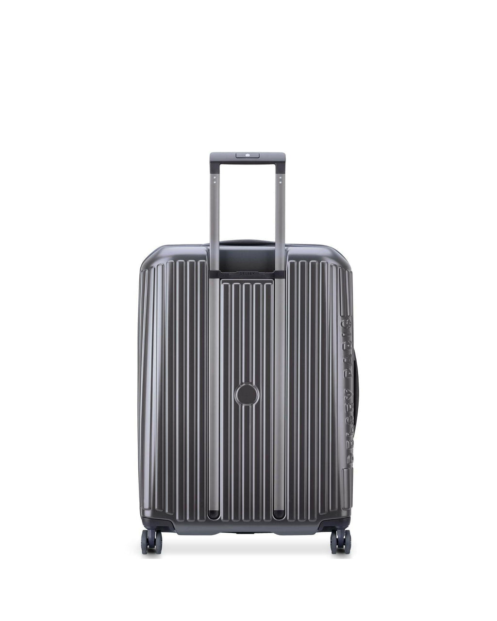Delsey Securitime Hardside Top Opening Medium Spinner Suitcase - 66cm - Anthracite Back Image 4