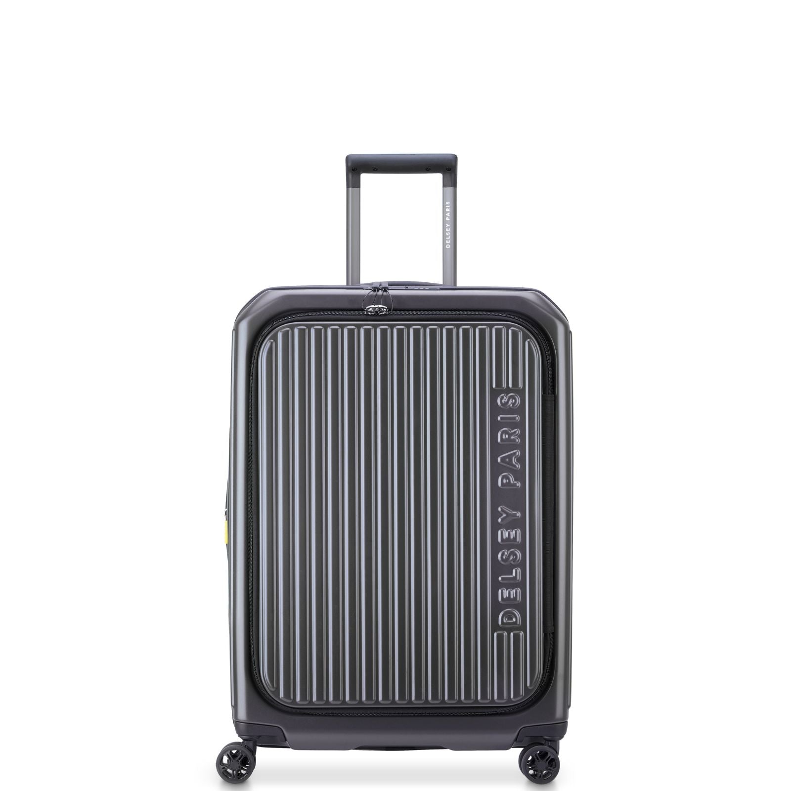 Delsey Securitime Hardside Top Opening Medium Spinner Suitcase - 66cm - Anthracite