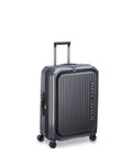 Delsey Securitime Hardside Top Opening Medium Spinner Suitcase - 66cm - Anthracite Front Left Image 1