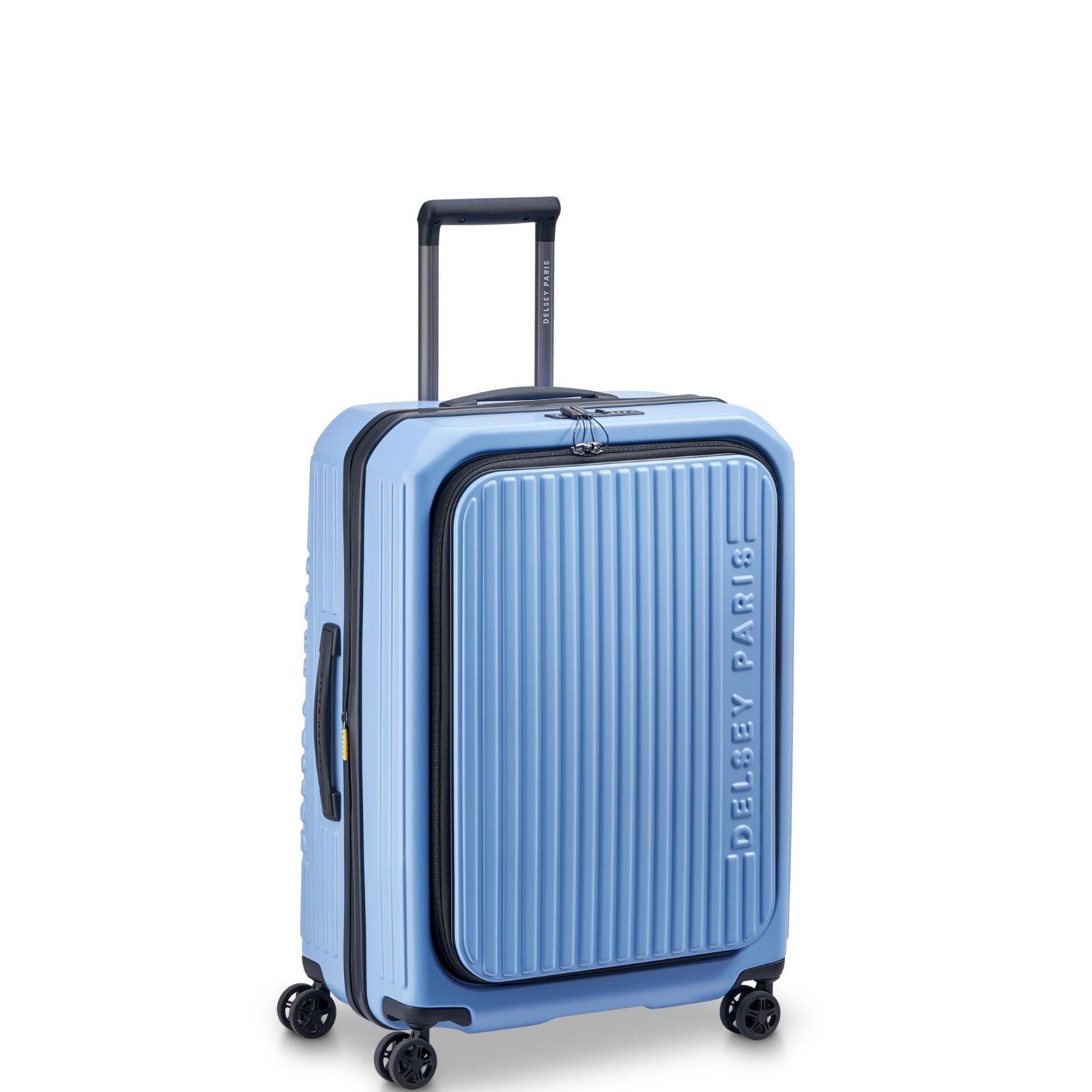 Delsey Securitime Hardside Top Opening Medium Spinner Suitcase - 66cm - Lavender Blue