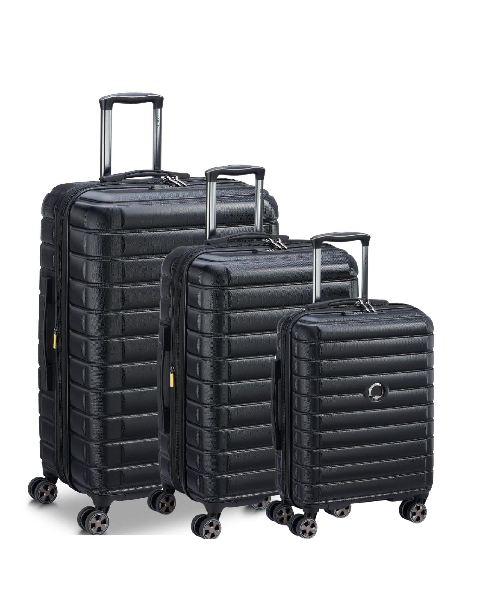 Delsey Shadow 5.0 Hardside 3-Piece Spinner Luggage Set - Black Image 1