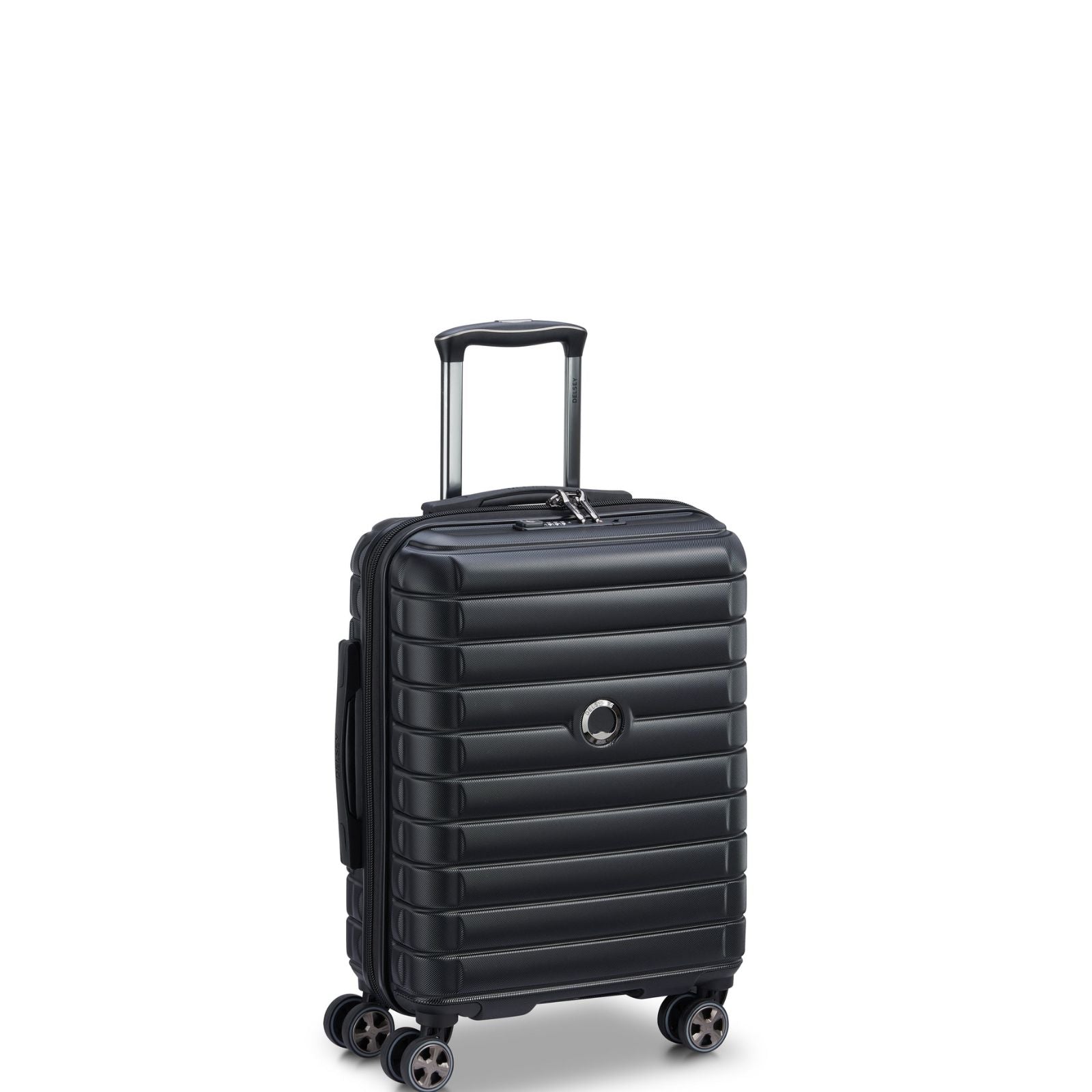 Delsey Shadow 5.0 Hardside Carry-On Spinner Suitcase - 55cm - Black