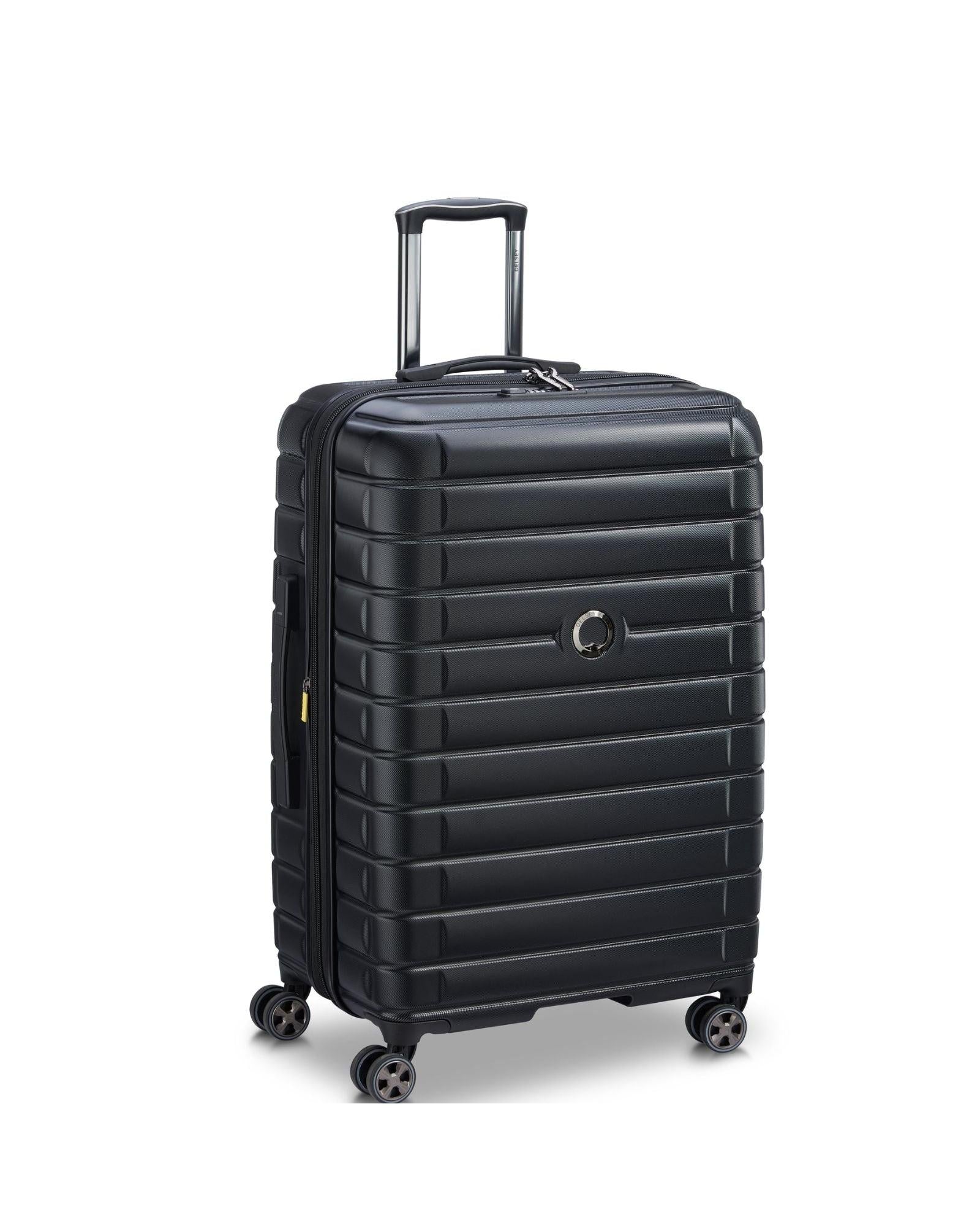 Delsey Shadow 5.0 Hardside Large Spinner Suitcase - 75cm - Black Front Left Image 1