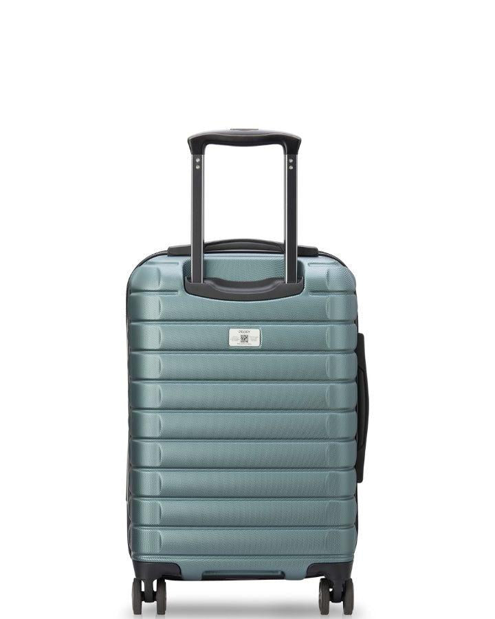 Delsey Shadow 5.0 Hardside Carry-On Spinner Suitcase - 55cm - Green Back Image 4