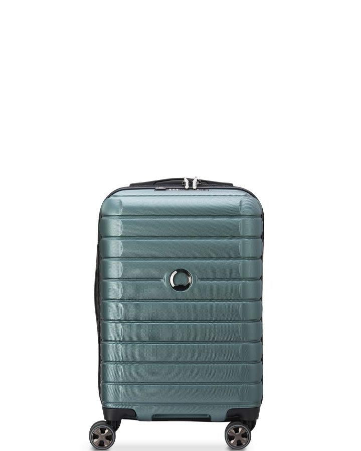 Delsey Shadow 5.0 Hardside Carry-On Spinner Suitcase - 55cm - Green Front Image 3