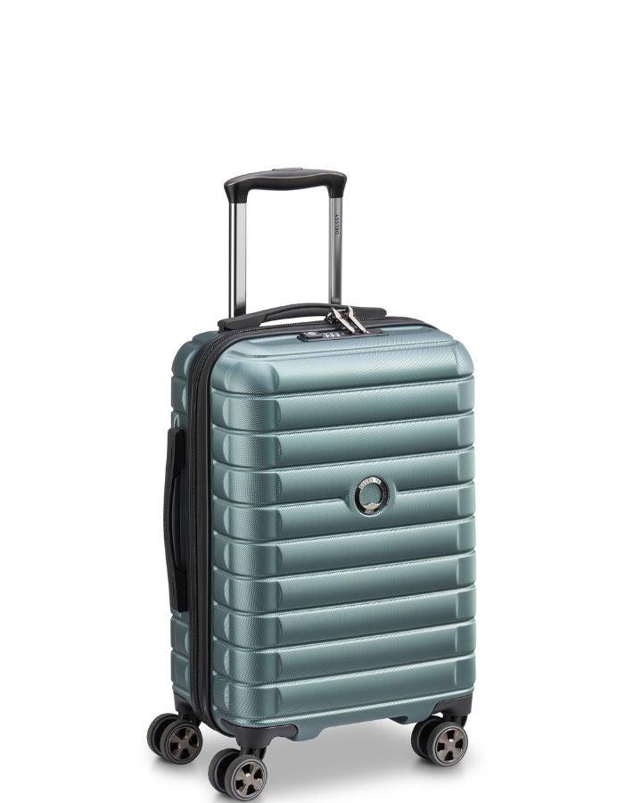 Delsey Shadow 5.0 Hardside Carry-On Spinner Suitcase - 55cm - Green Front Left Image 1