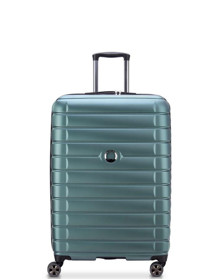 Delsey Shadow 5.0 Hardside Large Spinner Suitcase - 75cm - Green Front Image 4