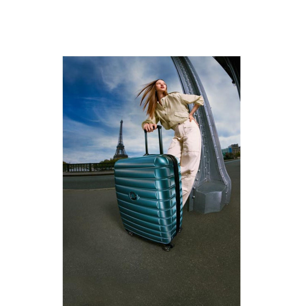 Delsey Shadow 5.0 Hardside Large Spinner Suitcase - 75cm - Green