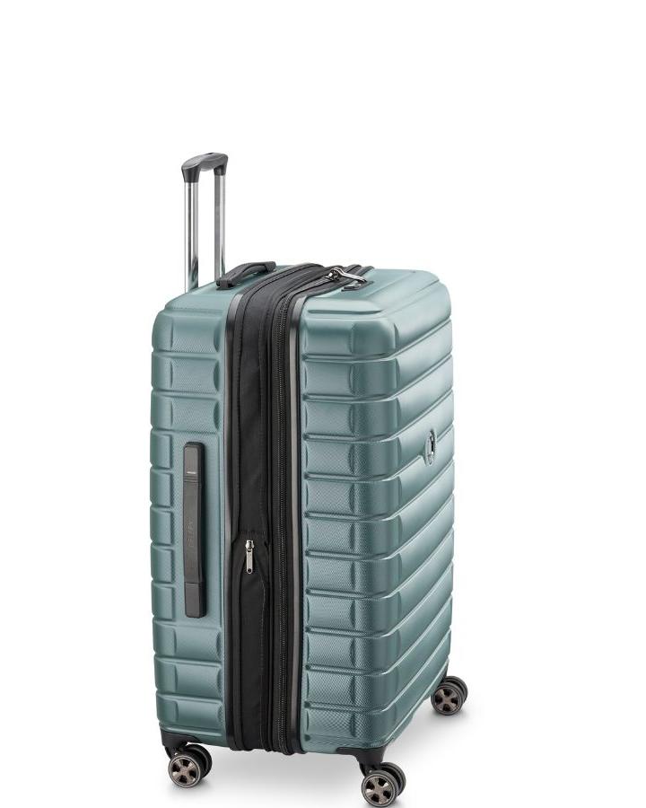 Delsey Shadow 5.0 Hardside Large Spinner Suitcase - 75cm - Green Left Image 6