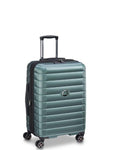Delsey Shadow 5.0 Hardside Medium Spinner Suitcase - 66cm - Green Front Left Image 1